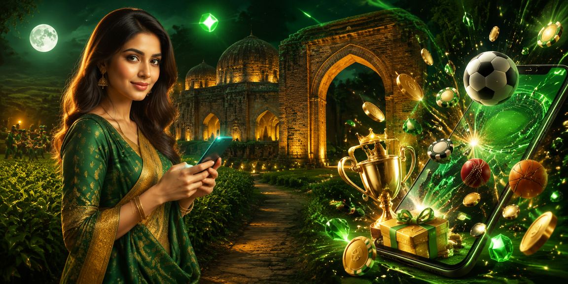 কুমিল্লা মোবাইল ক্যাসিনো এবং চা বাগানের দৃশ্য